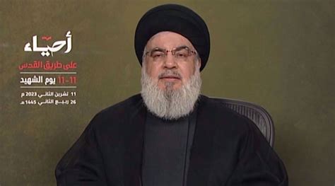 Israel Will Be Eventually Forced To Back Down In Face Of Resistance Front Nasrallah