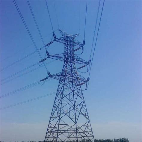 4 Legged Q345 Steel Lattice Transmission Tower 4 Legged Lattice