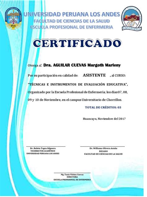 Certificado Enfermeria123 Pdf