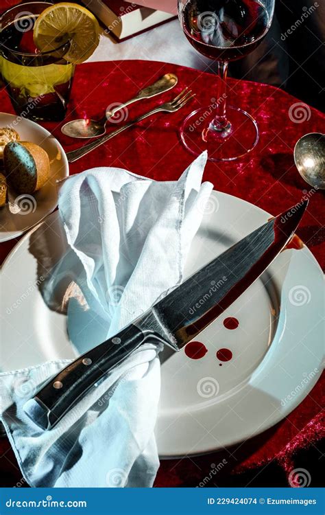 Murder Mystery Party Dinner Stock Photo - Image of killed, fancy: 229424074