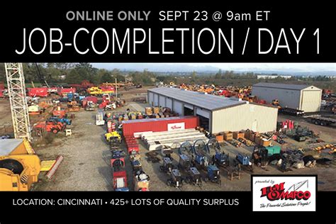 Job Completion And Surplus Auction Day 1 Compass Auctions And Real Estate