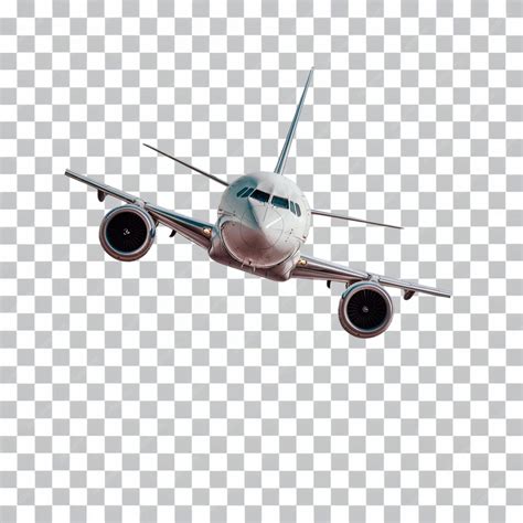 Airplane Flying Isolated on Transparent Background | Premium AI