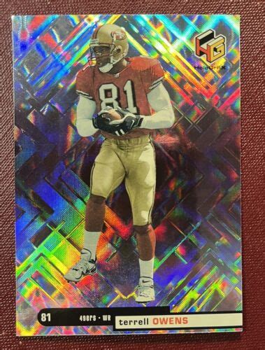 Terrell Owens Upper Deck Hologrfx Card Ebay