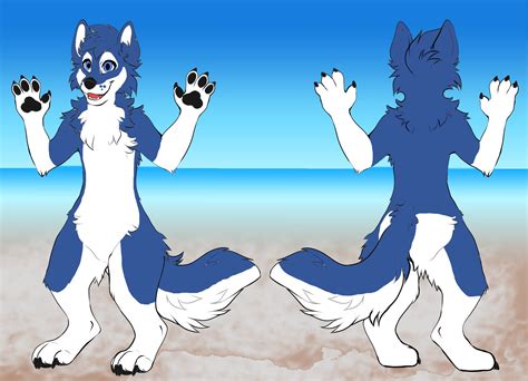 New Reference Sheet For My Sona Colored By Me Base By Dookertime On Deviantart R Furry