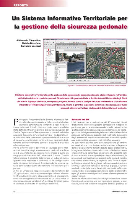 Pdf Un Sistema Informativo Territoriale Per La Gestione Della