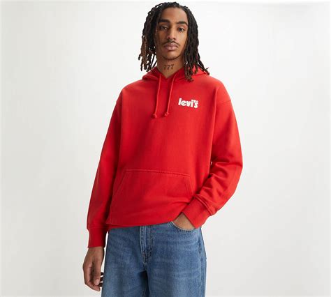 Relaxed Graphic Hoodie - Orange | Levi's® FR