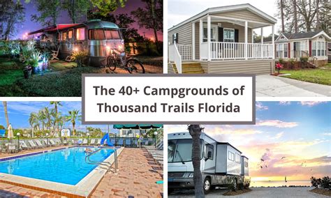 All About Thousand Trails In Florida 40 Campgrounds Rv Love