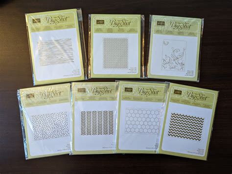 Stampin Up Textured Impressions Embossing Folders You Pick Sizzix