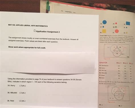 Solved 4 Chapter2 Sets 24 26 Mat 105 Applied Liberal Arts