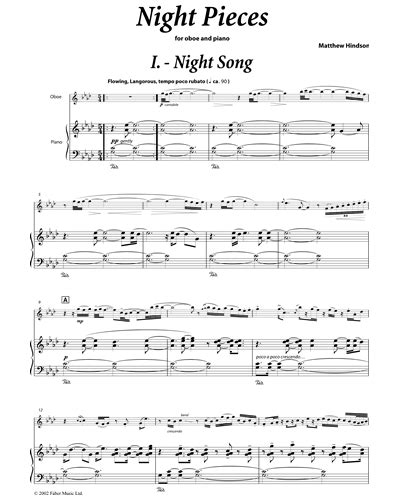 Night Pieces Sheet Music By Matthew Hindson Nkoda Free 7 Days Trial