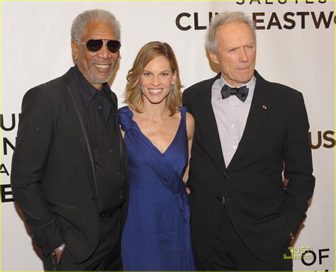 Hilary Swank Salutes Clint Eastwood Photo 2394732 Clint Eastwood