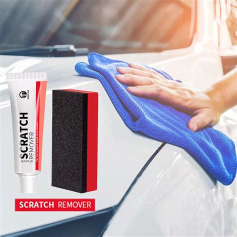 Scratch Remover For Vehicles Paint Scratch Remover Kit With Sponge