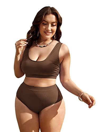 Plus Size Brown Bathing Suits Look Fabulous This Summer