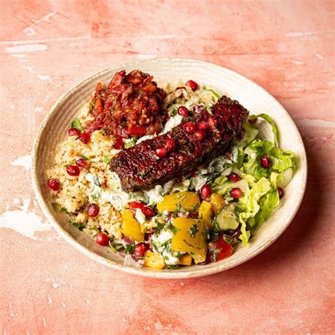 Lamb Kofte Pilaf Bowl Gallio Mediterranean Restaurant