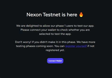 Nexon Finance Is Now Live On Testnet Exclusive Nexon Tester Nft For