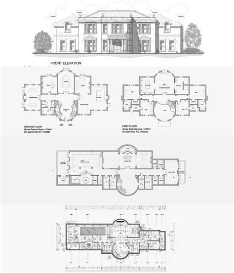 Winfield House London Floor Plan - homeplan.cloud