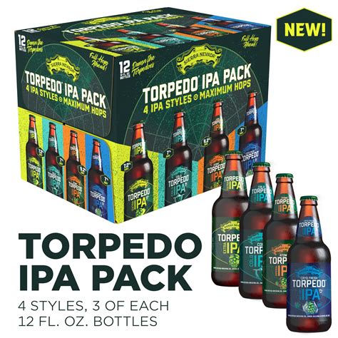 Sierra Nevada Torpedo Ipa Pack Craft Beer 12 Pack 12oz Bottles 12 Oz