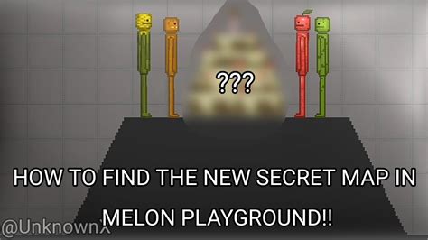 New Secret Map In Melon Playground How To Find It April Fools