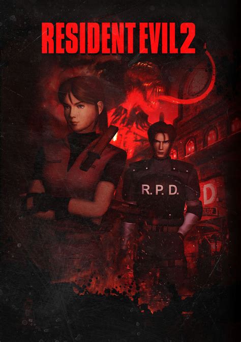 Resident Evil 2 1998 Poster By Thepatchedvest On Deviantart