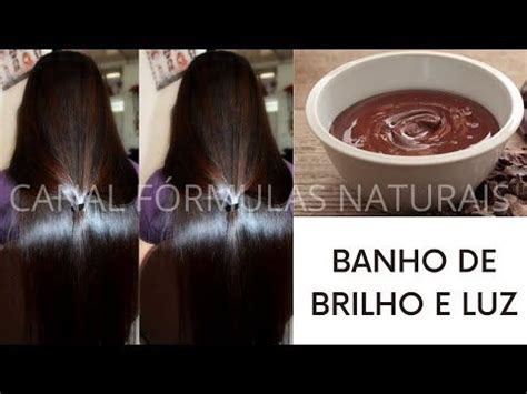 Banho De Luz No Cabelo - BANHO DE BRILHO E LUZ PARA O CABELO| Cutícula fechada e cabelos sem ...