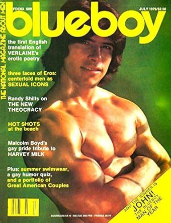 Amazon Blueboy Gay Adult Magazine Centerfold Men As Sexual Icons July Unknown