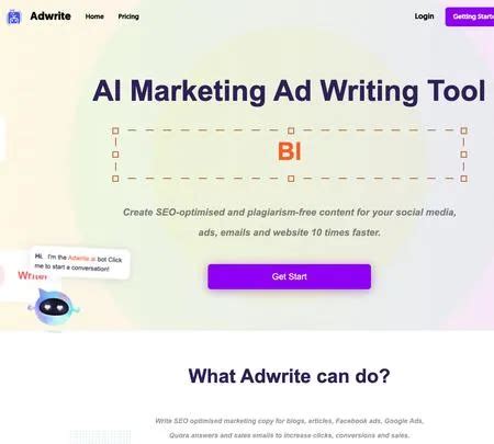 Adwrite AI Tool Info Reviews Alternatives Sayhi2 Ai