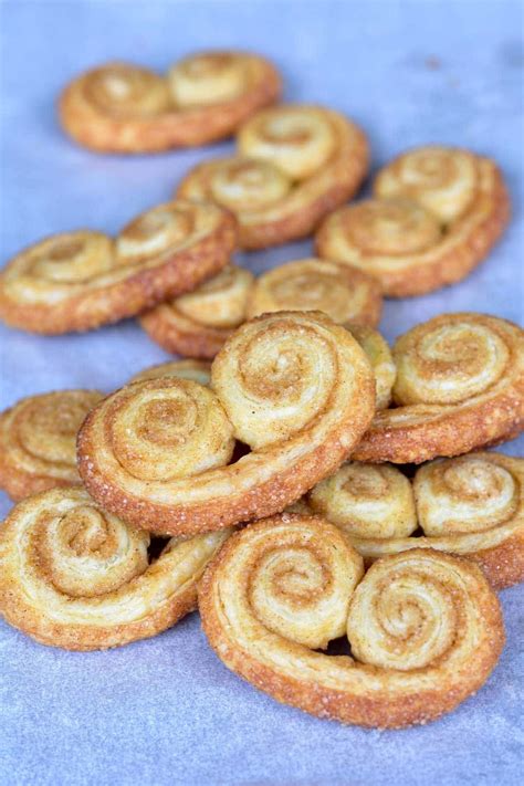 Cinnamon palmiers recipe – 3-ingredient puff pastry cookies