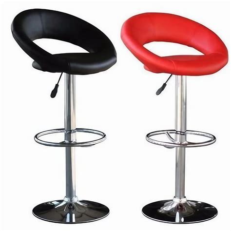 Ss Red And Black Modern Bar Chairs At Rs 3500 In Mumbai Id 24003255888