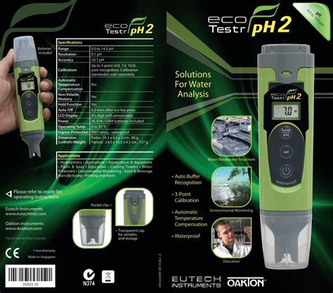 EcoTestr PH 2 Eutech