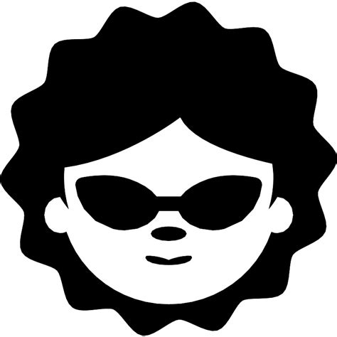 Woman Face With Sunglasses Vector Svg Icon Svg Repo