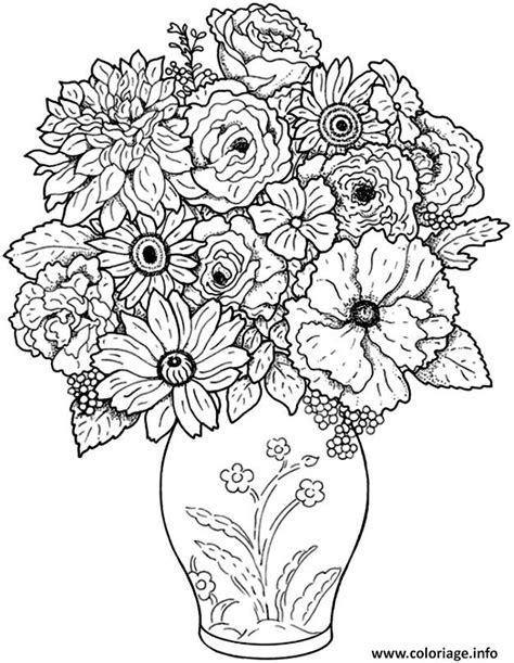 Coloriage Bouquet De Fleurs Original Dessin Bouquet De Fleurs Imprimer