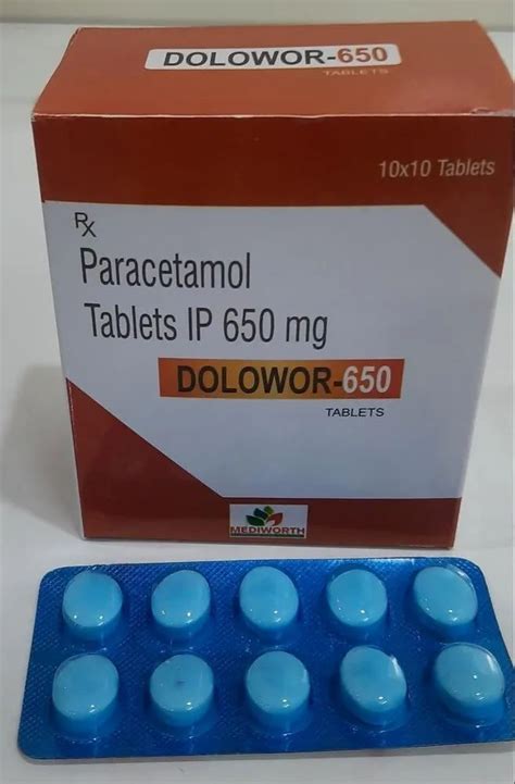 paracetamol  mg tablet ip  rs box pharmaceutical tablets