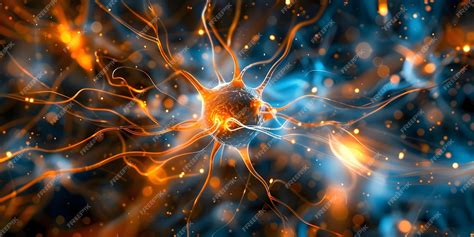 Premium Photo | Explore looping animation of neuron cell network with ...