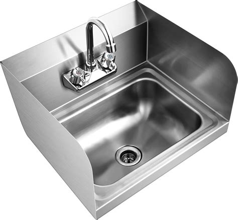 Bonnlo Commercial Sink Hand Washing Basin Stainless Steel Hand Sink