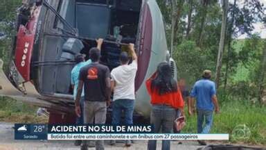 Mg Batida Entre Nibus E Caminhonete Deixa Um Morto Na Mgc