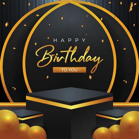 Happy Birthday Social Media Post Template 5146822 Vector Art At Vecteezy