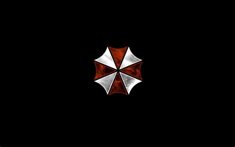 Resident Evil Umbrella Corporation Digital Art Dark Minimalism