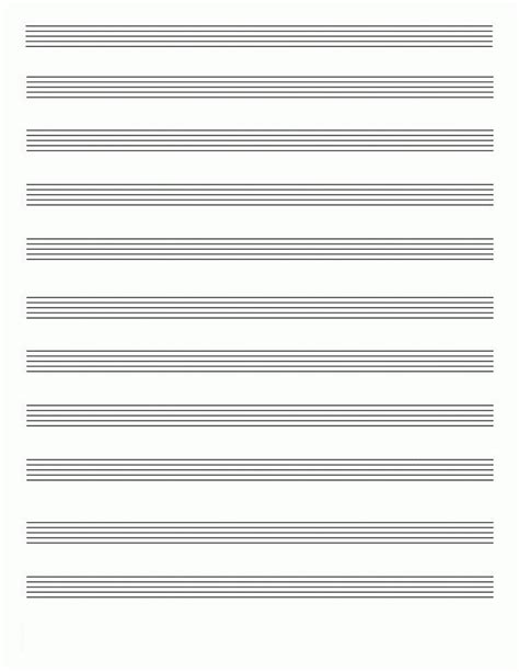 Printable Staff Paper With Bar Lines Discover The Beauty Of Printable Paper