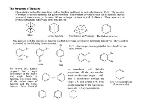 The Structure Of Benzene