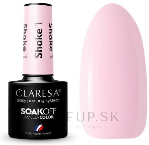 Claresa Shake Soak Off UV LED Color Gél lak na nechty Makeup sk