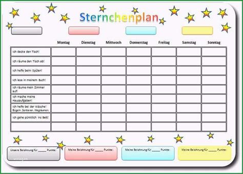 Toll Bildergebnis F R Wochenplan Vorlage Haushalt F R Kinder