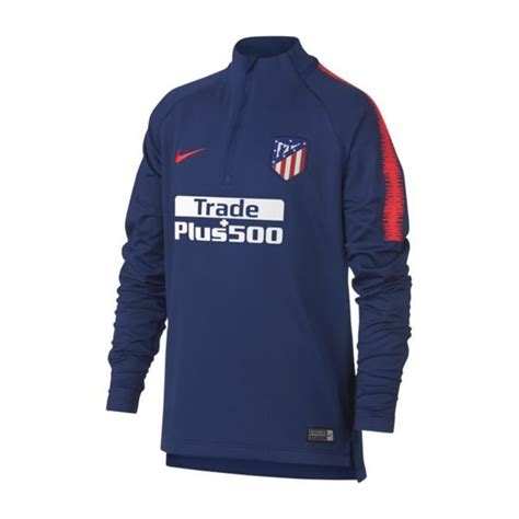 Atletico Madrid Maillot d Entraînement Dry Squad Drill Bleu Marine