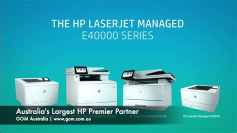 HP LaserJet Managed E40000 Series Product Video YouTube