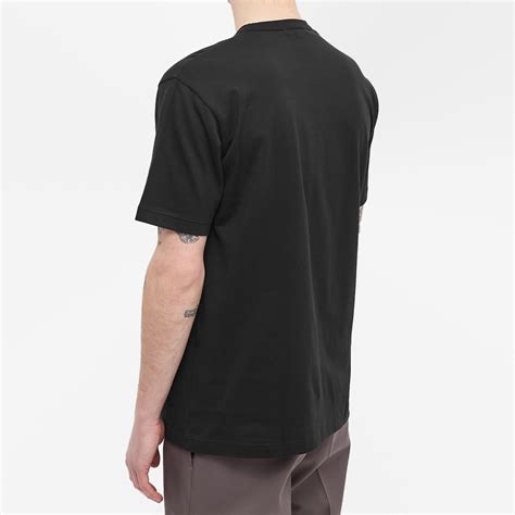 Comme Des Garçons Homme Logo T Shirt Black End