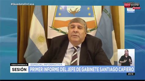 Santiago Cafiero Brinda Su Primer Informe Ante El Senado De La Naci N