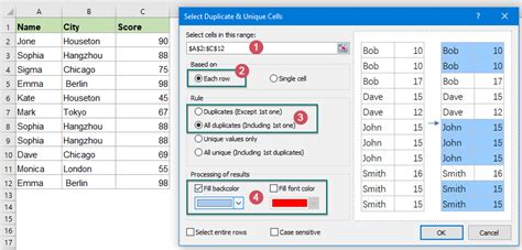 How To Find And Highlight Duplicate Rows In A Range In Excel