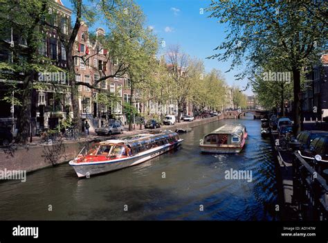 Leidsegracht Canal Amsterdam Holland Stock Photo Alamy