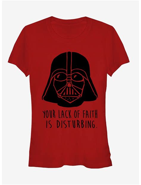 Star Wars Darth Vader Just Saying Girls T Shirt Red Hot Topic