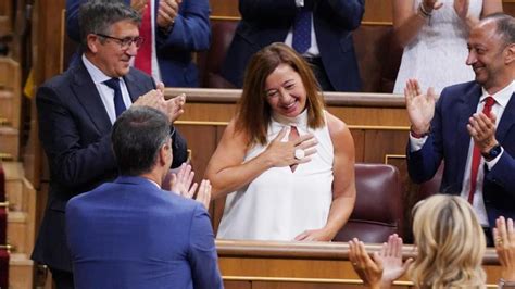 Francina Armengol Elegida Nueva Presidenta Del Congreso