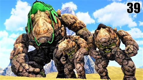 King Of The Golems Colossus Rock Elemental Ark Omega Fjordur Ark